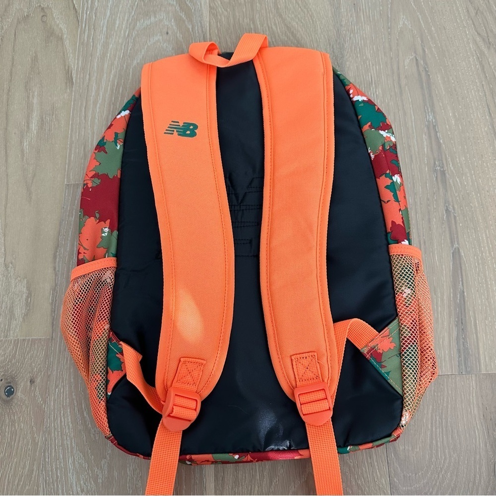 New Balance X Cross Country Backpack Outdoors Hiking Travel Orange Camo NBXC - Picture 9 of 14